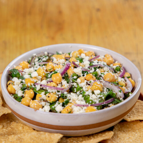 Ensalada de Nopales Con Garbanzo