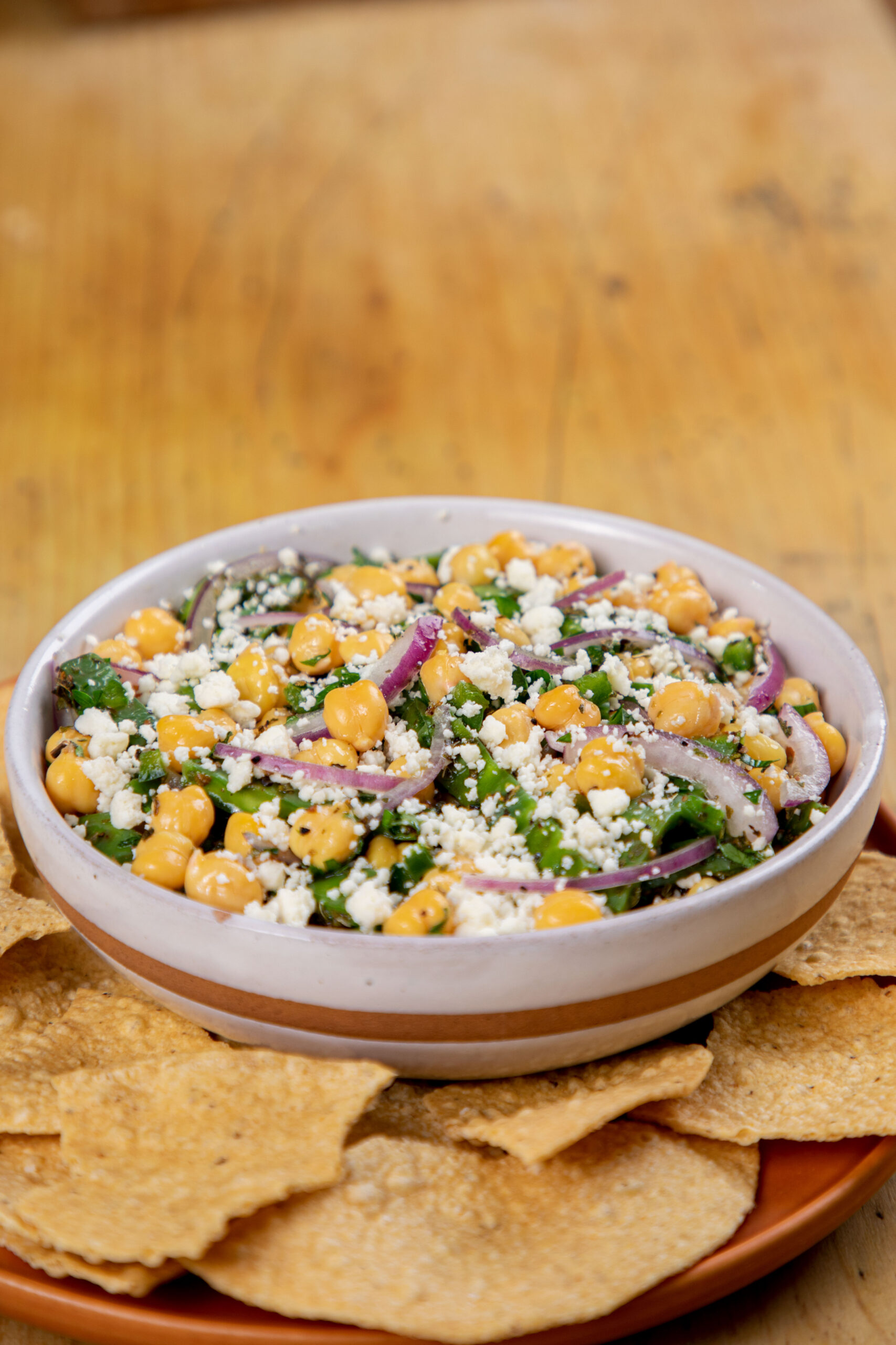 Ensalada de Nopales Con Garbanzo